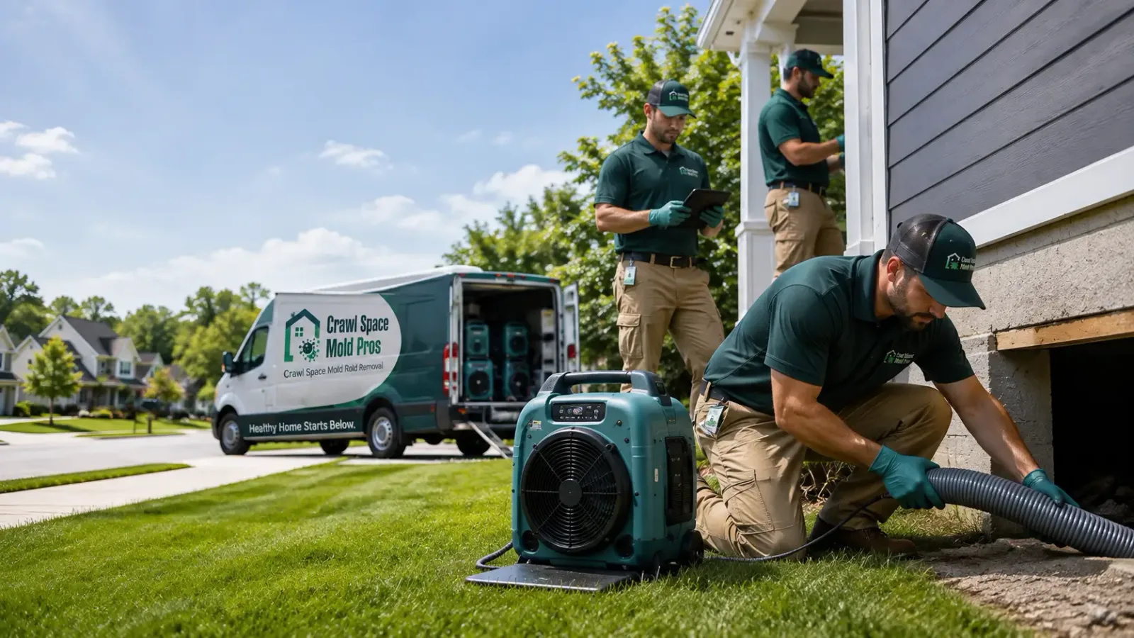 Crawl Space Mold Removal in Union, MI